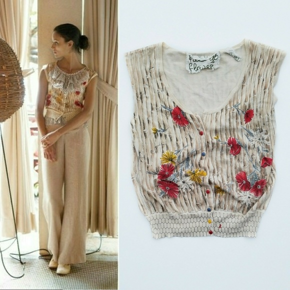 Anthropologie Sweaters - 🍍3/45 Anthropologie Field Flower cardigan vest
